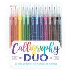CALLIGRAPHY MARKERS SET 12  ROTULADORES DOBLE PUNTA & PUNTA CINCEL 130051 | 879426009269 | Librería Castillón - Comprar libros online Aragón, Barbastro