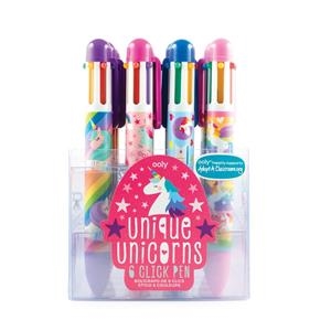 6 CLICK PEN UNICORNS BOLIGRAFO DE 6 COLORES UNICORNIO 132082 | 879426008989 | Librería Castillón - Comprar libros online Aragón, Barbastro