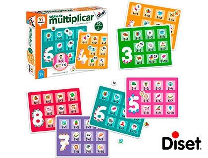 JUEGO DISET TABLAS DE MULTIPLICAR | 8410446689578 | Librería Castillón - Comprar libros online Aragón, Barbastro