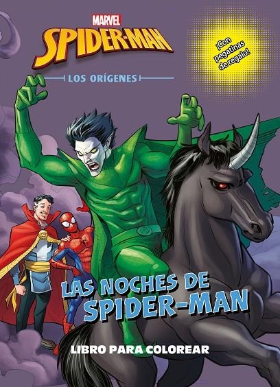 Spider-Man. Los orígenes. Las noches de Spider-Man. Libro para colorear | 9788416914272 | Marvel | Librería Castillón - Comprar libros online Aragón, Barbastro