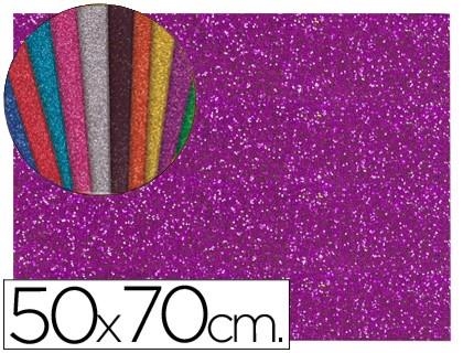GOMA EVA CON PURPURINA LIDERPAPEL 50X70CM 60G/M2 ESPESOR 2MM VIOLETA | 8423473860353 | Librería Castillón - Comprar libros online Aragón, Barbastro