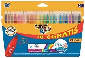 ROTULADORES DE COLORES FIBRA BIC COLULEUR BLISTER DE CARTON DE 24 COLORES | 3270220103240 | Librería Castillón - Comprar libros online Aragón, Barbastro