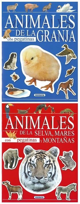 Animales con pegatinas (2 titulos) | 9788467762174 | Susaeta, Equipo | Librería Castillón - Comprar libros online Aragón, Barbastro