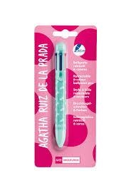 BOLIGRAFO 6 COLORES AGATHA RUIZ DE LA PRADA TULIPANES 11477 | 8422593114773 | Librería Castillón - Comprar libros online Aragón, Barbastro