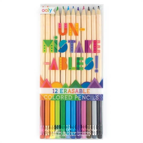% 12 LAPICES  DE COLORES C/GOMA BORRABLES UNMISTAKABLES 128129 | 879426009214 | Librería Castillón - Comprar libros online Aragón, Barbastro