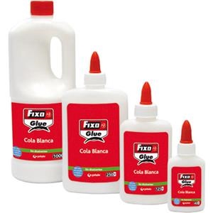 Cola blanca fixo glue 250gr | 8413623001958 | Librería Castillón - Comprar libros online Aragón, Barbastro