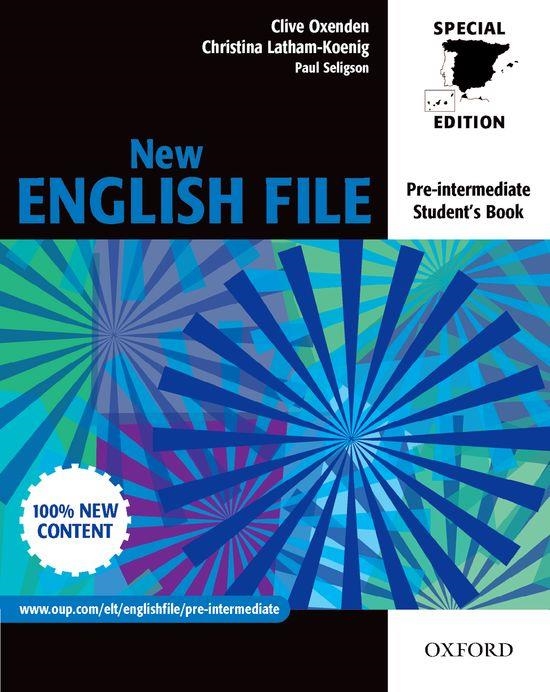 NEW ENGLISH FILE PRE-INTERMEDIATE STUDENT'S BOOK | 9780194396103 | Latham-Koenig, Christina/Oxenden, Clive/Seligson, Paul | Librería Castillón - Comprar libros online Aragón, Barbastro