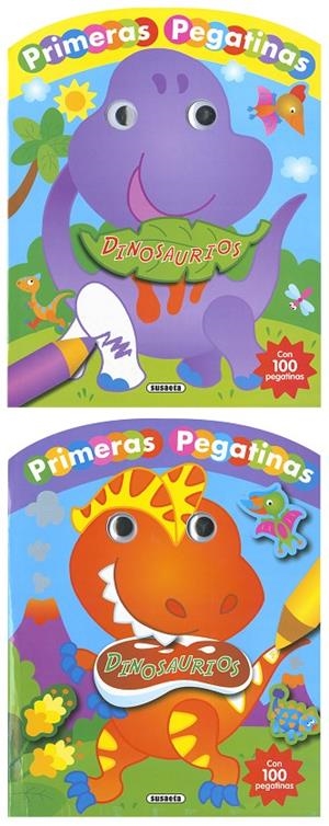 Dinosaurios con ojos y pegatinas - 2 títulos | 9788467759198 | Susaeta, Equipo | Librería Castillón - Comprar libros online Aragón, Barbastro