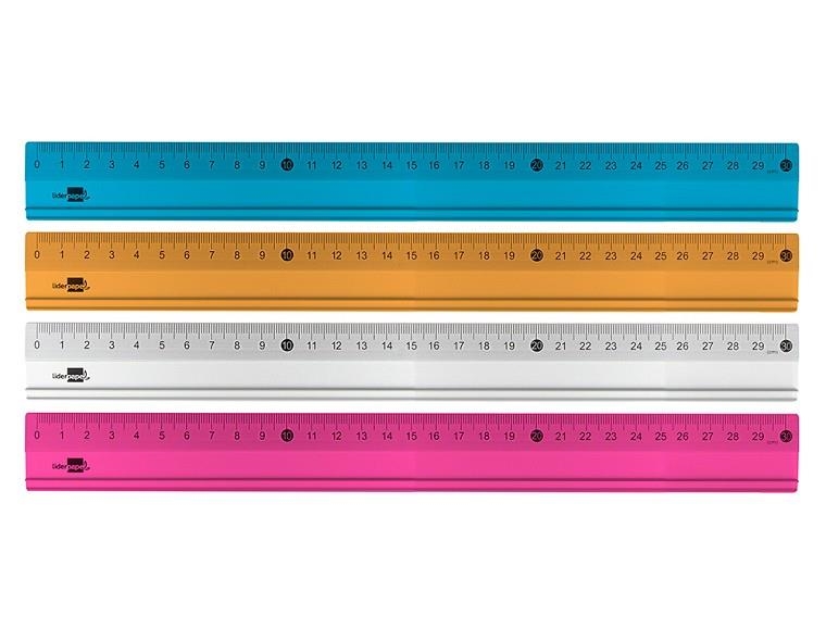 REGLA METÁLICA Q-CONNECT ALUMINIO 30 CM | 5705831002869 | Librería Castillón - Comprar libros online Aragón, Barbastro