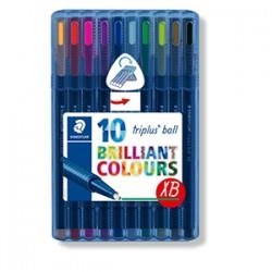 BALLPOINT PEN TRIPLUS BAL XB 10 BOLÍGRAFOS STAEDTLER DE COLORES SUPER GRUESOS | 4007817438824 | Librería Castillón - Comprar libros online Aragón, Barbastro