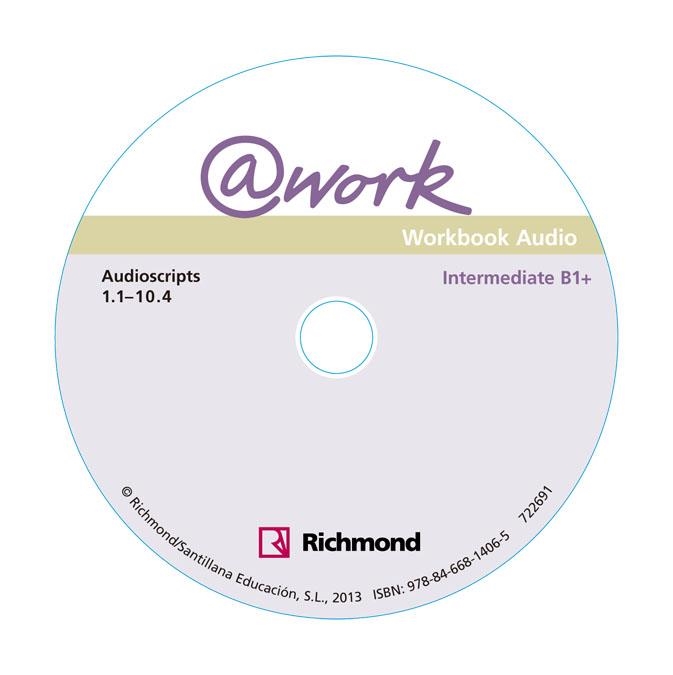 @WORK 3 WORKBOOK+CD INTERMEDIATE [B1+] | 9788466814065 | Librería Castillón - Comprar libros online Aragón, Barbastro