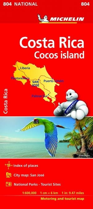 Mapa National Costa Rica | 9782067229433 | VV.AA. | Librería Castillón - Comprar libros online Aragón, Barbastro