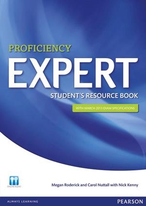 Expert Proficiency Student's Resource Book | 9781408299005 | Roderick, Megan | Librería Castillón - Comprar libros online Aragón, Barbastro