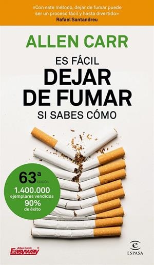 Es fácil dejar de fumar, si sabes cómo | 9788467052930 | Carr, Allen | Librería Castillón - Comprar libros online Aragón, Barbastro