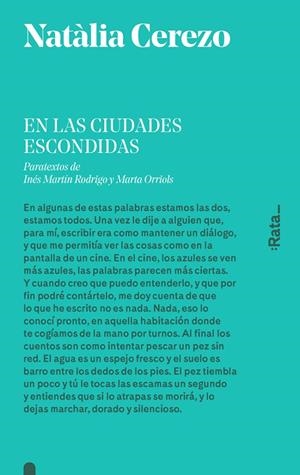 En las ciudades escondidas | 9788416738410 | Cerezo, Natàlia | Librería Castillón - Comprar libros online Aragón, Barbastro