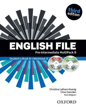 English File 3rd Edition Pre-Intermediate. MultiPack B with iTutor and iChecker | 9780194598699 | Oxenden, Clive/Latham-Koenig, Christina/Seligson, Paul | Librería Castillón - Comprar libros online Aragón, Barbastro