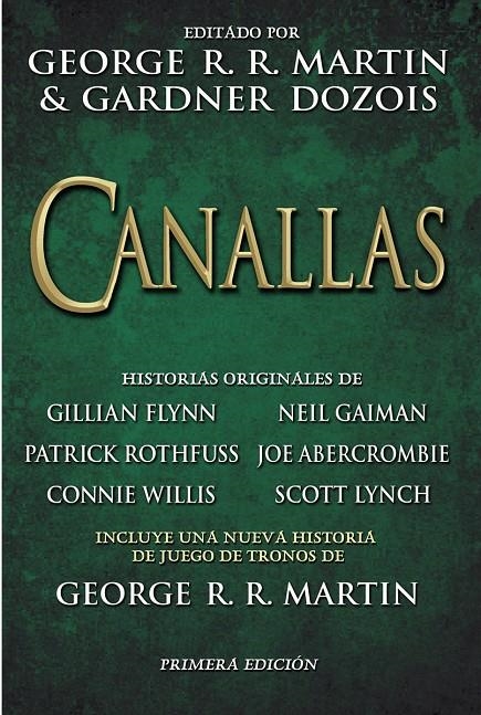 Canallas | 9788469788714 | MARTIN, GEORGE R. R. | Librería Castillón - Comprar libros online Aragón, Barbastro