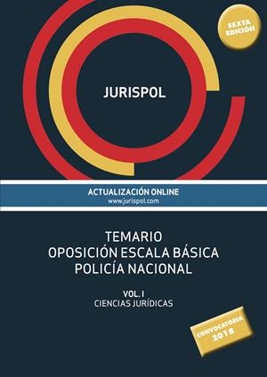 Temario oposición escala básica policía nacional | 9788430975471 | Jurispol/Rius Diego, Francisco J. | Librería Castillón - Comprar libros online Aragón, Barbastro