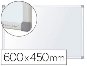 Pizarra blanca nobo nano clean magnetica lacada acero marco aluminio 600x450 mm.	 | 5028252501866 | Librería Castillón - Comprar libros online Aragón, Barbastro