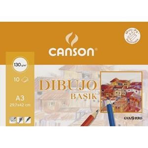 Papel dibujo basik 130gr din a3 29,7x42,0 cms en minipacks de 10 hojas | 8422714031590 | Librería Castillón - Comprar libros online Aragón, Barbastro