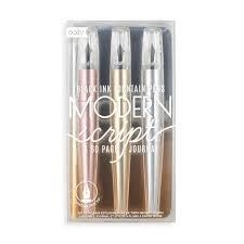 MODERN SCRIPT FOUNTAIN PEN - JUEGO 3 PLUMAS | 810078030713 | Librería Castillón - Comprar libros online Aragón, Barbastro