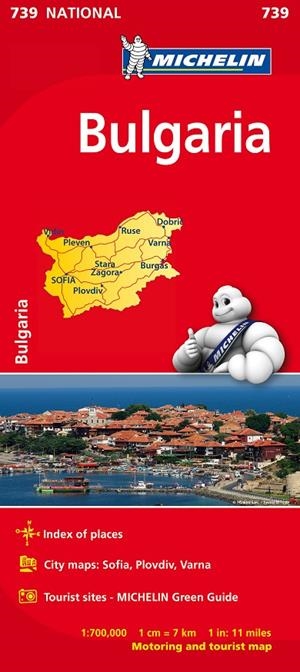 Mapa National Bulgaria | 9782067174078 | VV.AA. | Librería Castillón - Comprar libros online Aragón, Barbastro