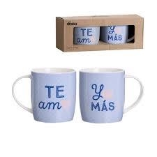 JUEGO DOS TAZAS TE AMO Y MAS | 8435420965530 | Librería Castillón - Comprar libros online Aragón, Barbastro