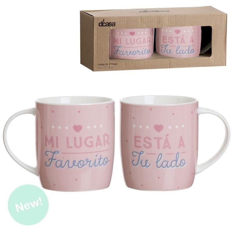 JUEGO DOS TAZAS MI LUGAR FAVORITO ESTA A TU LADO | 8435420965547 | Librería Castillón - Comprar libros online Aragón, Barbastro