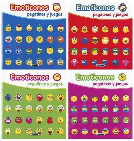 Emoticonos pegatinas y juegos (4 títulos) | 9788467760958 | Susaeta, Equipo | Librería Castillón - Comprar libros online Aragón, Barbastro