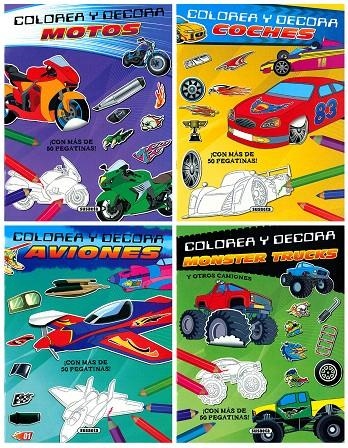 Colorea y decora (4 títulos) | 9788467763782 | Susaeta, Equipo | Librería Castillón - Comprar libros online Aragón, Barbastro