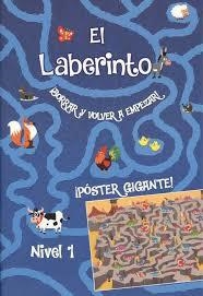 LABERINTO BORRAR Y VOLVER A EMPEZAR NIVEL 1 | 9788491676256 | V.AA. | Librería Castillón - Comprar libros online Aragón, Barbastro