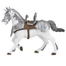 FIGURA PAPO CABALLO CON ARMADURA | 3465000397999 | Librería Castillón - Comprar libros online Aragón, Barbastro