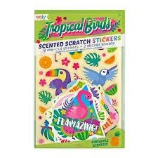 SCENTED SCRATCH STICKERS - TROPICAL BIRD - PEGATINAS CON OLOR 120040 | 810078031543 | Librería Castillón - Comprar libros online Aragón, Barbastro