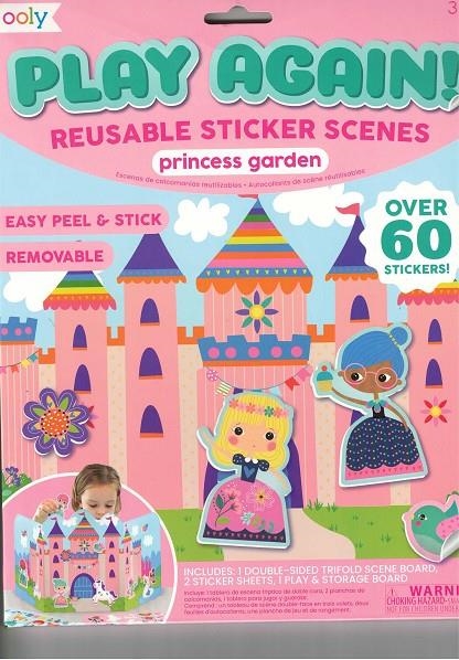 PLAY AGAIN STICKER SCENES PRINCESS 172001 | 810078031826 | Librería Castillón - Comprar libros online Aragón, Barbastro