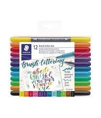 PACK 12 ROTULADORES DOBLE PUNTA LETTERING STAEDTLER DESIGN JOUILY 3004 TB12 | 4007817042854 | Librería Castillón - Comprar libros online Aragón, Barbastro