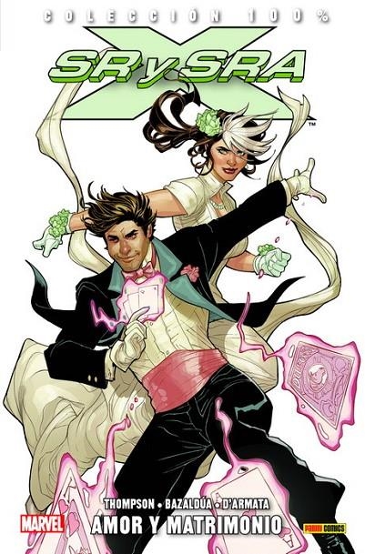 100% MARVEL COEDICIONES SEÑOR Y SEÑORA X. AMOR Y MATRIMONIO | 9788491678199 | Kelly Thompson, Oscar Bazaldua | Librería Castillón - Comprar libros online Aragón, Barbastro