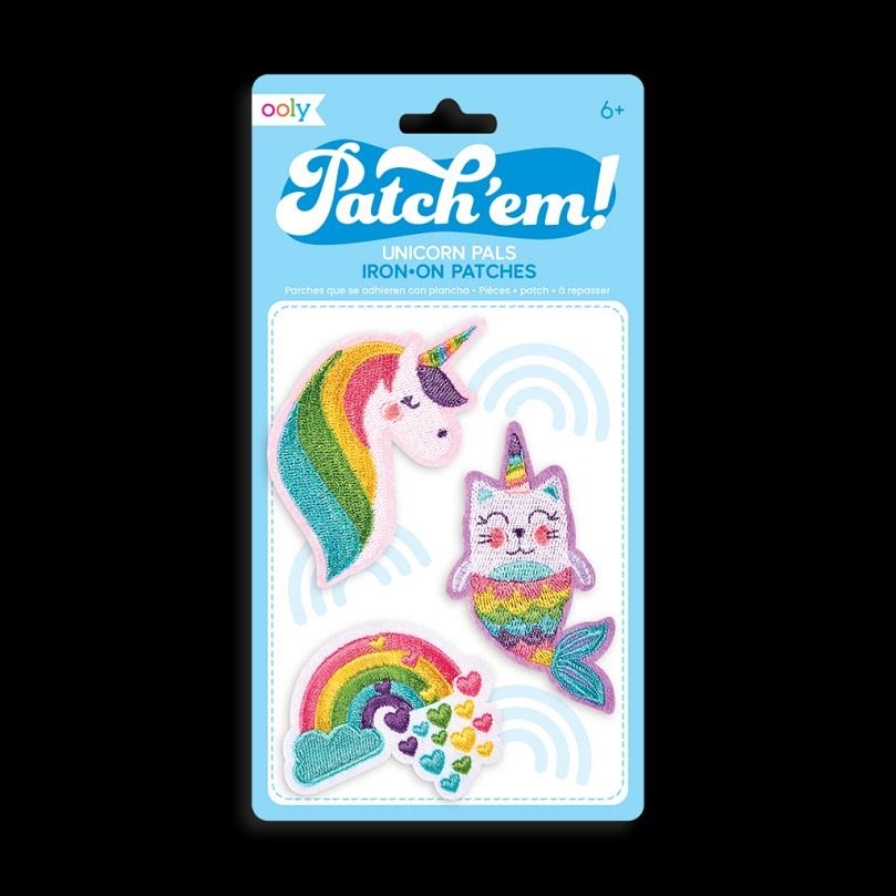 IRON ON PATCH TRIO - UNICORN PALS | 810078031970 | Librería Castillón - Comprar libros online Aragón, Barbastro