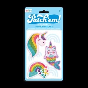 IRON ON PATCH TRIO - UNICORN PALS | 810078031970 | Librería Castillón - Comprar libros online Aragón, Barbastro