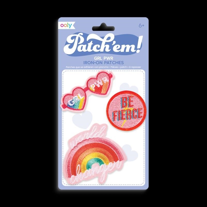 IRON ON PATCH TRIO - GIRL POWER | 810078031888 | Librería Castillón - Comprar libros online Aragón, Barbastro