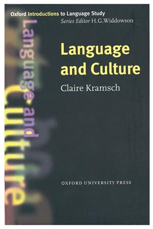 LANGUAGE AND CULTURE.(INTRODUCTIONS LANGUAGE STUDYOXFTEX | 9780194372145 | Librería Castillón - Comprar libros online Aragón, Barbastro