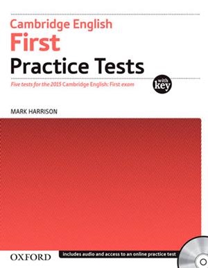 (14).FIRST CERTIF.PRACTICE TESTS.(KEY+CD).(FCE) | 9780194512565 | Librería Castillón - Comprar libros online Aragón, Barbastro