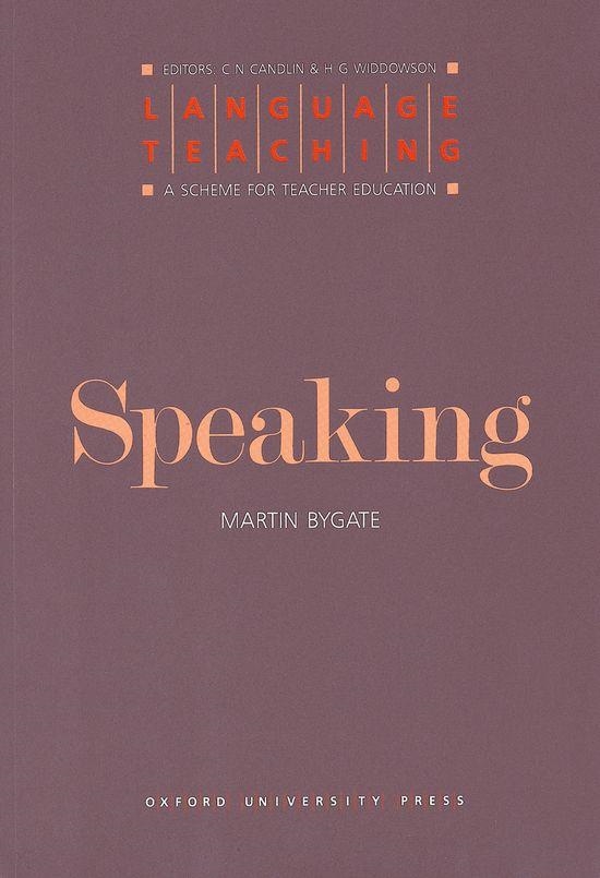SPEAKING.(LANGUAGE TEACHING)                      OXF | 9780194371346 | Librería Castillón - Comprar libros online Aragón, Barbastro