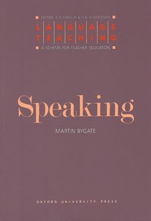 SPEAKING.(LANGUAGE TEACHING)                      OXF | 9780194371346 | Librería Castillón - Comprar libros online Aragón, Barbastro