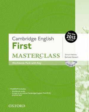 (15).FCE MASTERCLASS WORKBOOK+KEY (EXAMS PACK 2015) | 9780194512848 | Librería Castillón - Comprar libros online Aragón, Barbastro
