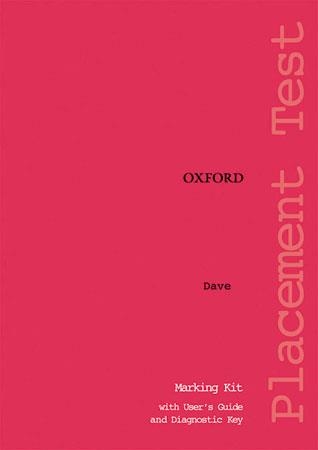 OXF.PLACEMENT TEST 1.(MARKING KIT WITH USER GUIDE...) | 9780194309066 | Librería Castillón - Comprar libros online Aragón, Barbastro