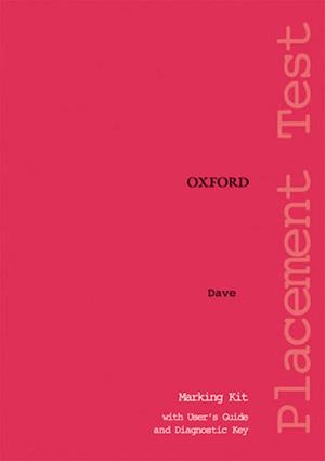 OXF.PLACEMENT TEST 1.(MARKING KIT WITH USER GUIDE...) | 9780194309066 | Librería Castillón - Comprar libros online Aragón, Barbastro