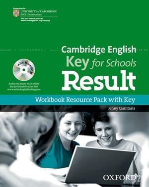 (13).KET (KEY FOR SCHOOLS) RESULT.(WB+KEY) | 9780194817592 | Librería Castillón - Comprar libros online Aragón, Barbastro