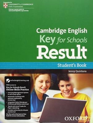 (13).KET (KEY FOR SCHOOLS) RESULT.ST PACK | 9780194817615 | Librería Castillón - Comprar libros online Aragón, Barbastro