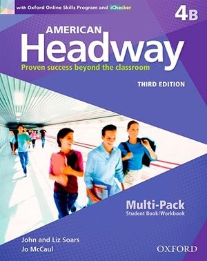 (16).AMERICAN HEADWAY 4 MULTIPACK B 3ED | 9780194726412 | Librería Castillón - Comprar libros online Aragón, Barbastro