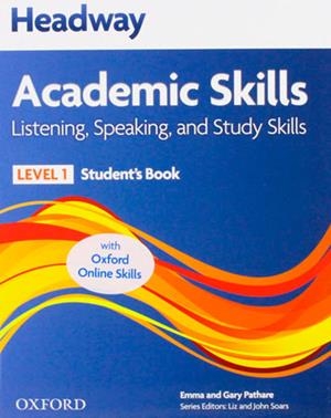 (13).HEADWAY ACAD.SKILLS 1.(SB+OL).LISTEN AND SPEAKING | 9780194742139 | Librería Castillón - Comprar libros online Aragón, Barbastro